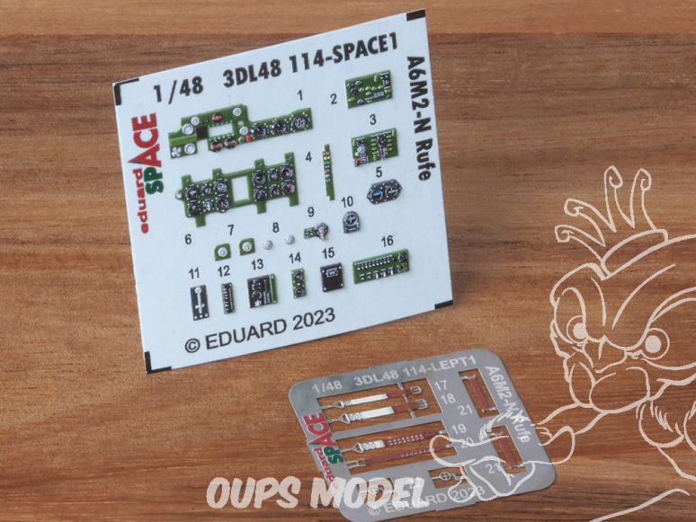 Eduard Space décalques 3D 3DL48114 A6M2-N Rufe Eduard 1/48