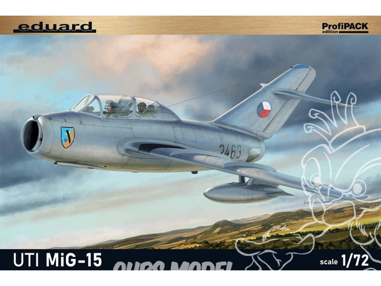 EDUARD maquette avion 7055 UTI MiG-15 ProfiPack Edition Réédition 1/72