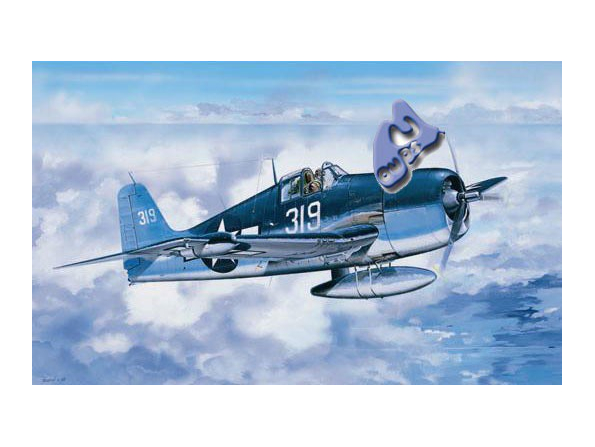 TRUMPETER maquette avion 02258 GRUMMAN F6F-3N "HELLCAT" 1/32