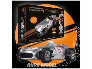 IXO maquette voiture MERCEDES-BENZ W 196 R N°8 Pilote Juan Manuel Fangio 1/8