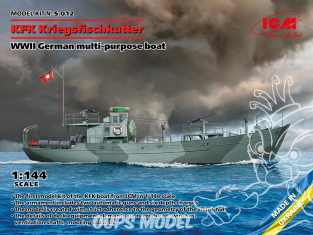 Icm maquette bateau S.012 KFK Kriegsfischkutter WWII 1/144