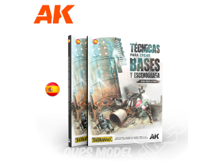 Ak Interactive livre AK649 TECHNIQUES DE CRÉATION DE BASE ET DE SCÉNARIO en Espagnol