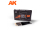 AK interactive AK9300 ENSEMBLE DE 4 BROSSES À SEC