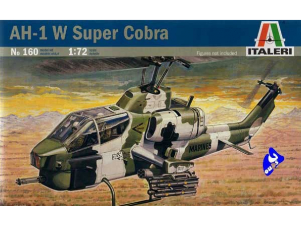 italeri maquette avion 0160 AH-1W Super Cobra 1/72