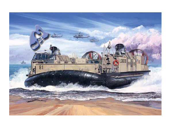 TRUMPETER maquette militaire 07302 LCAC US MARINE CORPS 2005 1/7