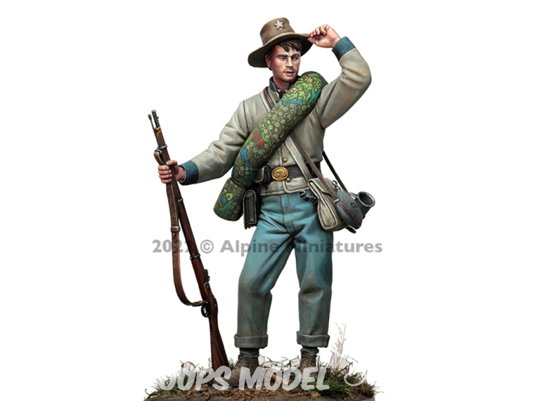Alpine figurine 16043 Infanterie du Texas 1863 1/16