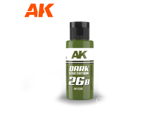 Ak interactive peinture AK1580 DUAL EXO 26B VÉGÉTATION FONCÉE 60ml.