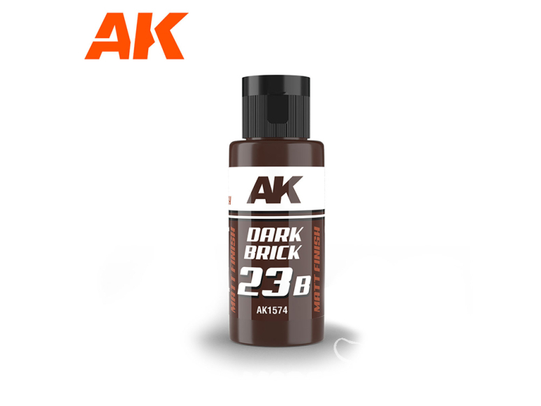 Ak interactive peinture AK1574 DUAL EXO 23B BRIQUE FONCÉE 60ml.