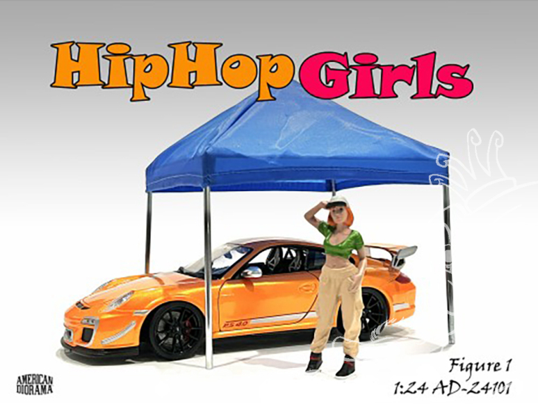 American Diorama figurine AD-24101 Hip Hop Girls - Figurine 1 1/24