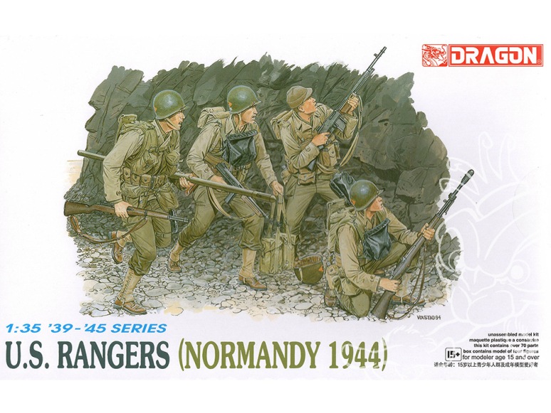 dragon maquette militaire 6021 U.S. Rangers Normandie 1944 1/35