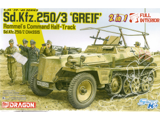 Dragon maquette militaire 6911 Sd.Kfz.250/3 “Greif” (2 in 1) 1/35