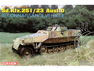 Dragon maquette militaire 6985 Sd.Kfz.251/23 Ausf.D Véhicule de reconnaissance 1/35