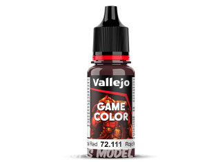 Vallejo Peinture Acrylique Game Color Nouvelle gamme 72111 Rouge Nocturne 17ml