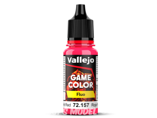 Vallejo Peinture Acrylique Game Color Nouvelle gamme 72157 Rouge fluo 17ml