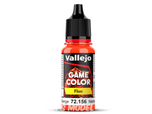 Vallejo Peinture Acrylique Game Color Nouvelle gamme 72156 Orange fluo 17ml