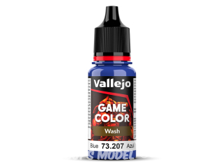 Vallejo Peinture Acrylique Game Color Nouvelle gamme 73207 Wash Bleu 17ml