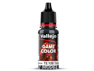 Vallejo Peinture Acrylique Game Color Nouvelle gamme 72120 Turquoise abyssale 17ml
