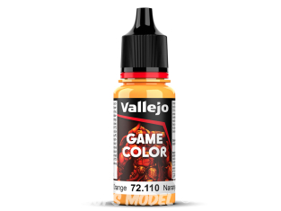 Vallejo Peinture Acrylique Game Color Nouvelle gamme 72110 Orange coucher de soleil 17ml