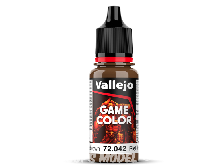 Vallejo Peinture Acrylique Game Color Nouvelle gamme 72042 Brun parasite 17ml