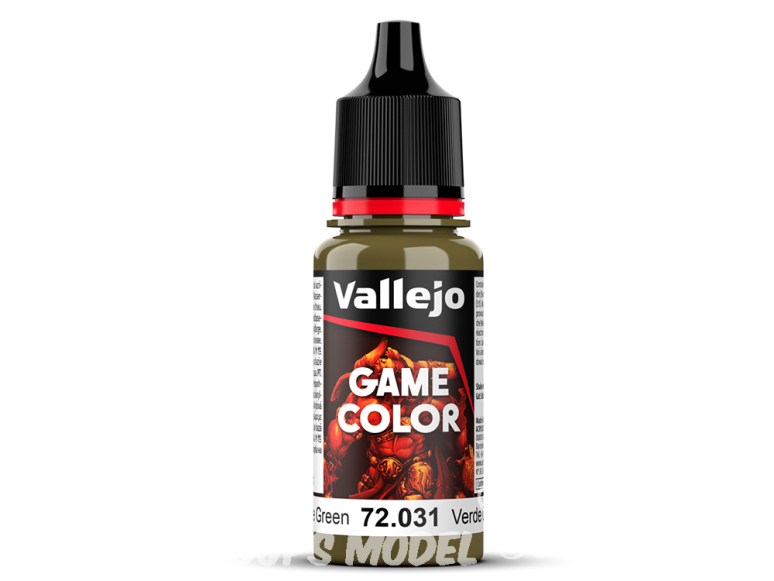 Vallejo Peinture Acrylique Game Color Nouvelle gamme 72031 Vert camouflage 17ml