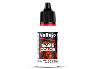 Vallejo Peinture Acrylique Game Color Nouvelle gamme 72001 Blanc Crâne 17ml