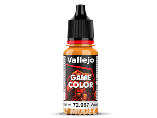 Vallejo Peinture Acrylique Game Color Nouvelle gamme 72007 Jaune d'or 17ml
