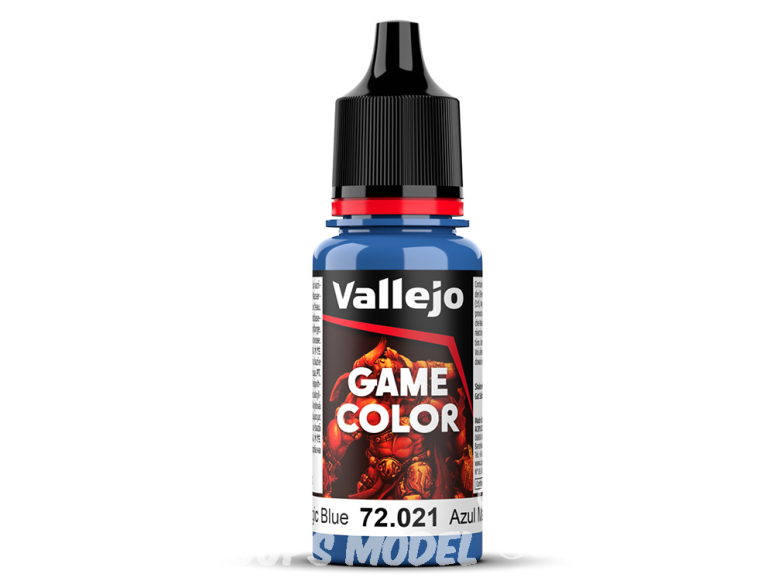 Vallejo Peinture Acrylique Game Color Nouvelle gamme 72021 Bleu magique 17ml