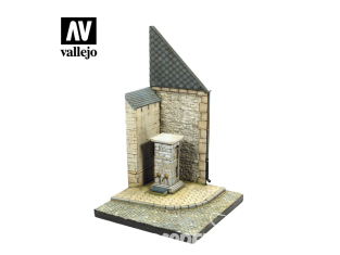 Vallejo diorama SC004 Coin de rue avec pompe à eau Normandie 1/35