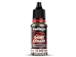 Vallejo Peinture Acrylique Game Color Nouvelle gamme 72058 Metallic Bronze poli 17ml