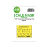 ASK Art Scale Kit Mask M72066 P-47D Thunderbolt Bubbletop Tamiya Recto 1/72