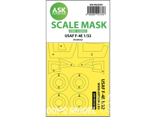 ASK Art Scale Kit Mask M32029 USAF F-4E Academy Recto 1/32