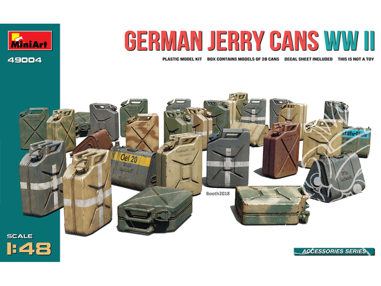 Mini Art maquette militaire 49004 JERRYCANS ALLEMANDS WW2 1/48