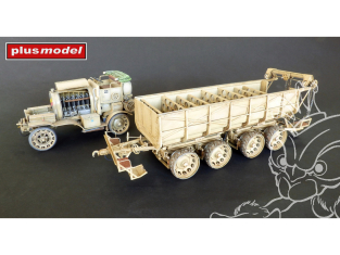 Plus Model Diorama 587 Artileriegeneratorwagen M.16 avec munitionswagen en resine 1/35