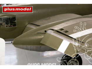 Plus Model AL7075 Volets pour un B-25 Mitchell 1/72
