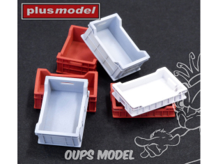 Plus Model Dp3002 Caisses en plastique 3D Print 1/35