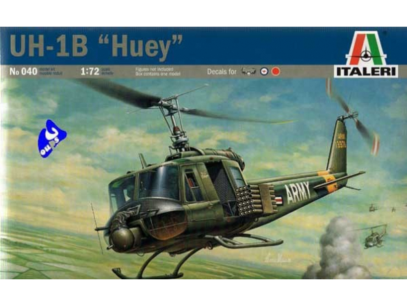 italeri maquette avion 0040 UH-1B Huey 1/72
