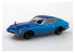 Aoshima maquette voiture 64757 Nissan S30 Fairlady Z Custom Wheel Metallic Blue SNAP KIT 1/32