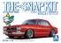 Aoshima maquette voiture 64726 Nissan Skyline 2000GT-R Custom wheels Rouge SNAP KIT 1/32