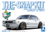 Aoshima maquette voiture 64719 Nissan Skyline 2000GT-R Custom wheels Blanc SNAP KIT 1/32