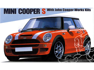 FUJIMI maquette voiture 126883 Mini cooper S avec kit John cooper Works 1/24