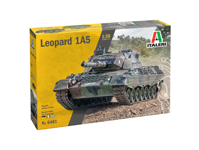 Italeri maquette militaire 6481 LEOPARD 1 A5 1/35