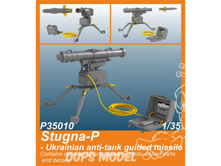 Special Hobby 3D Print militaire P35010 Stugna-P Missile guidé antichar ukrainien 1/35