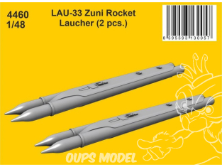 CMK kit resine 4460 Lance-roquettes LAU-33 Zuni (2 pièces) 1/48