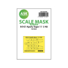 ASK Art Scale Kit Mask M48088 N1K1 Kyofu Type 11 Tamiya Recto 1/48