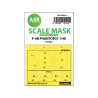 ASK Art Scale Kit Mask M48014 F-4B Phantom II Tamiya Recto Verso 1/48