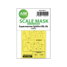 ASK Art Scale Kit Mask M48015 Supermarine Spitfire Mk.Vb Airfix Recto Verso 1/48