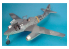 MPM maquette avion HPH001 Messerschmitt Me 262A-1 Schwalbe kit résine 1/18