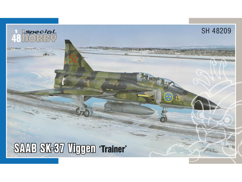 Special Hobby maquette avion 48209 SAAB Viggen SK-37 avion d'entrainement 1/48