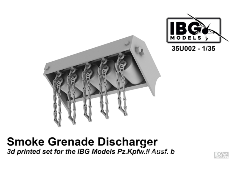 IBG maquette militaire 35U002 Lance-grenades fumigènes pour Pzkpfw IIb 1/35