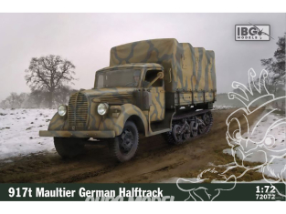 IBG maquette militaire 72072 Halftrack allemand 917t Maultier 1/72